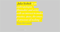 Desktop Screenshot of juliayezbick.com